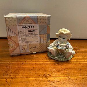 Calico Kittens "A Little Bird..." Figurine